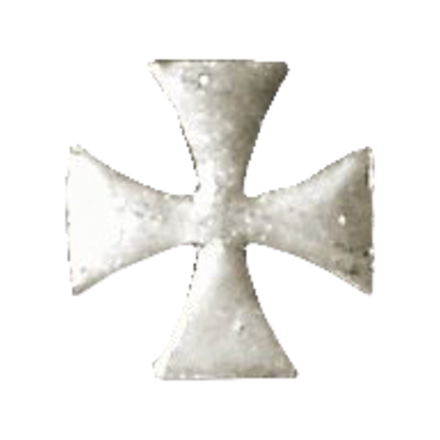 Biker pins Maltese cross pin silver
