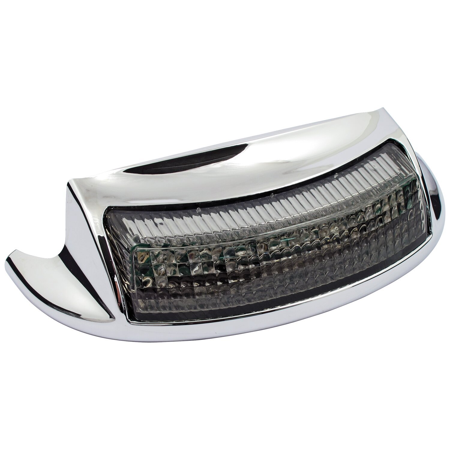 Custom Dynamics, Probeam® rear LED fender tip. Smoke lens, Gray, Chrome