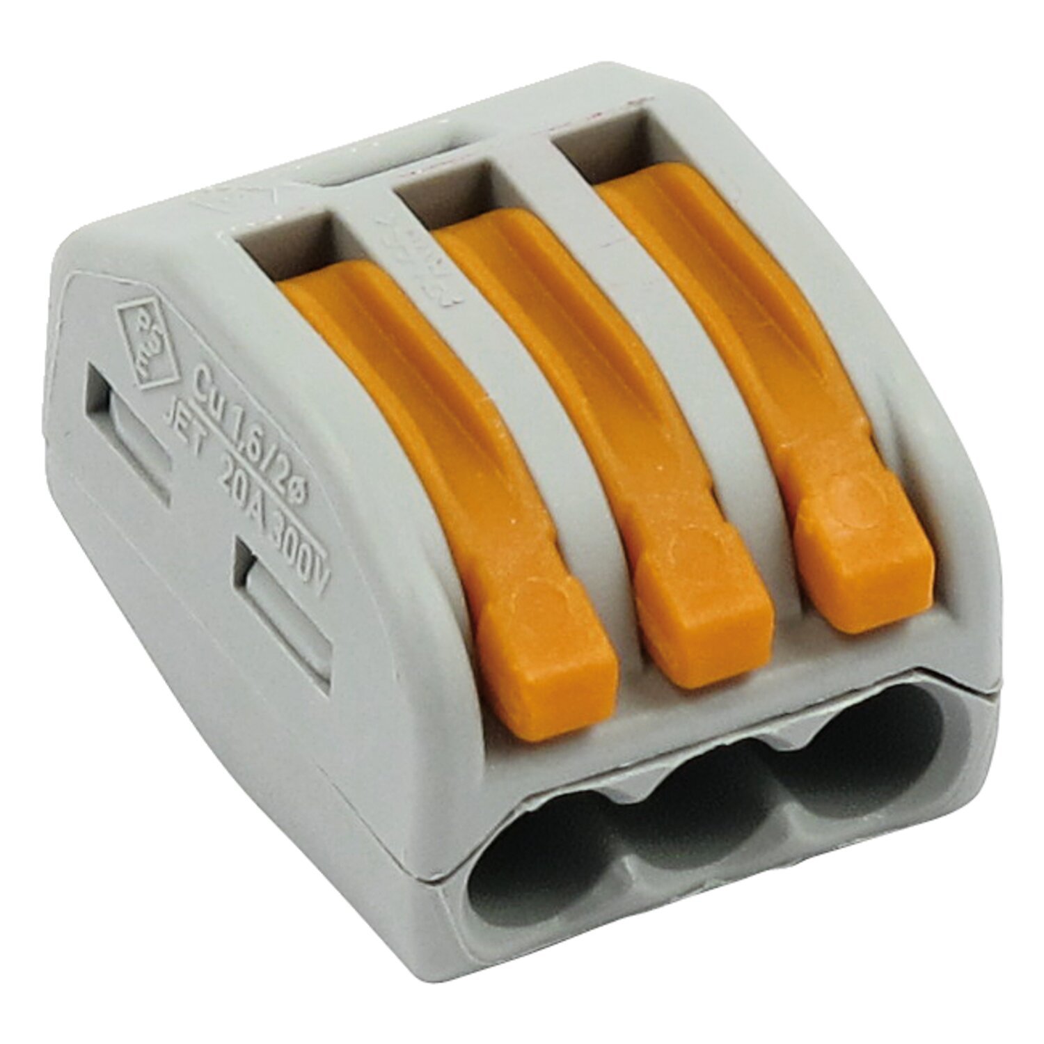 Custom Dynamics, Cage Clamp connector. 3-position