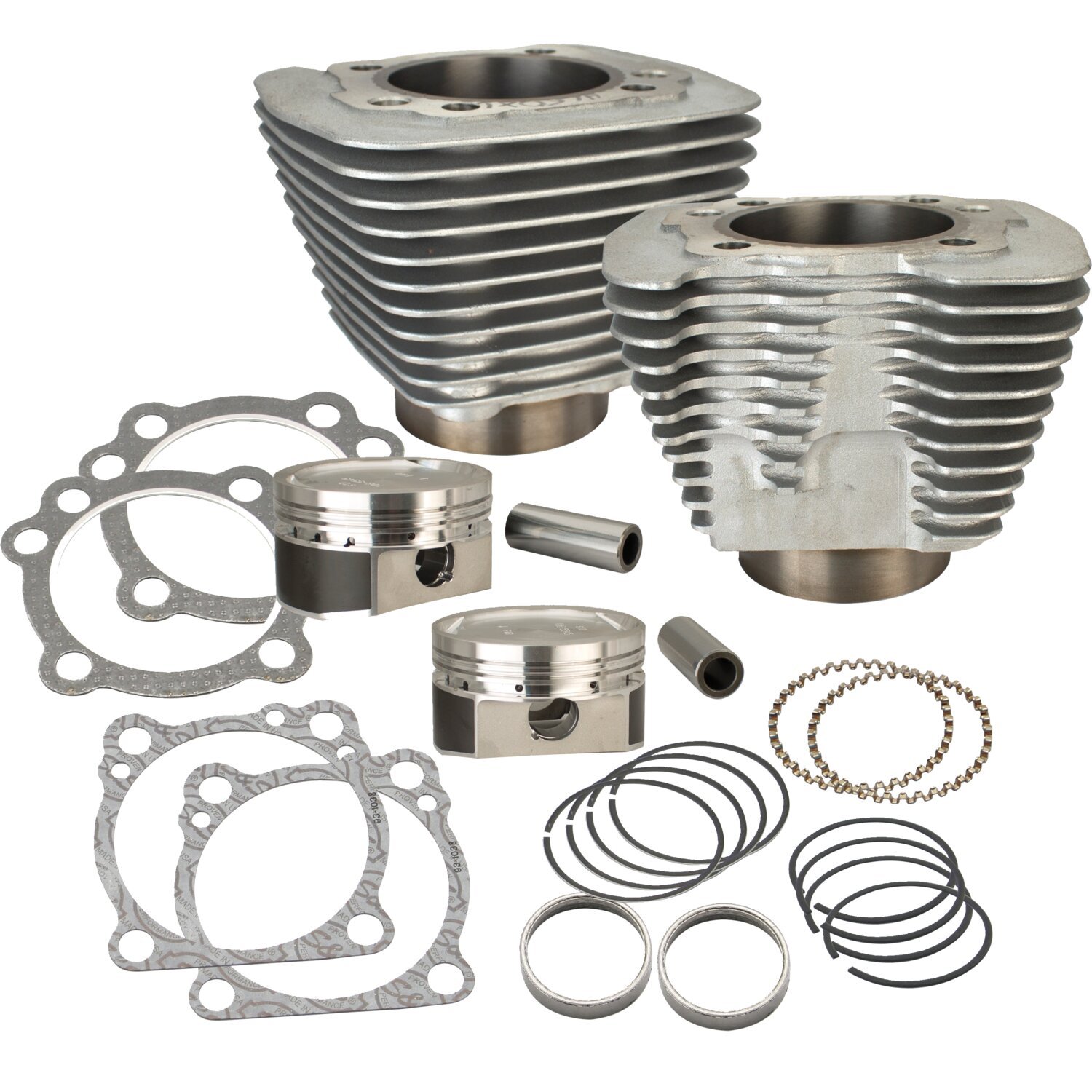 S&S, 883-1200 XL big bore conversion cyl. & piston kit