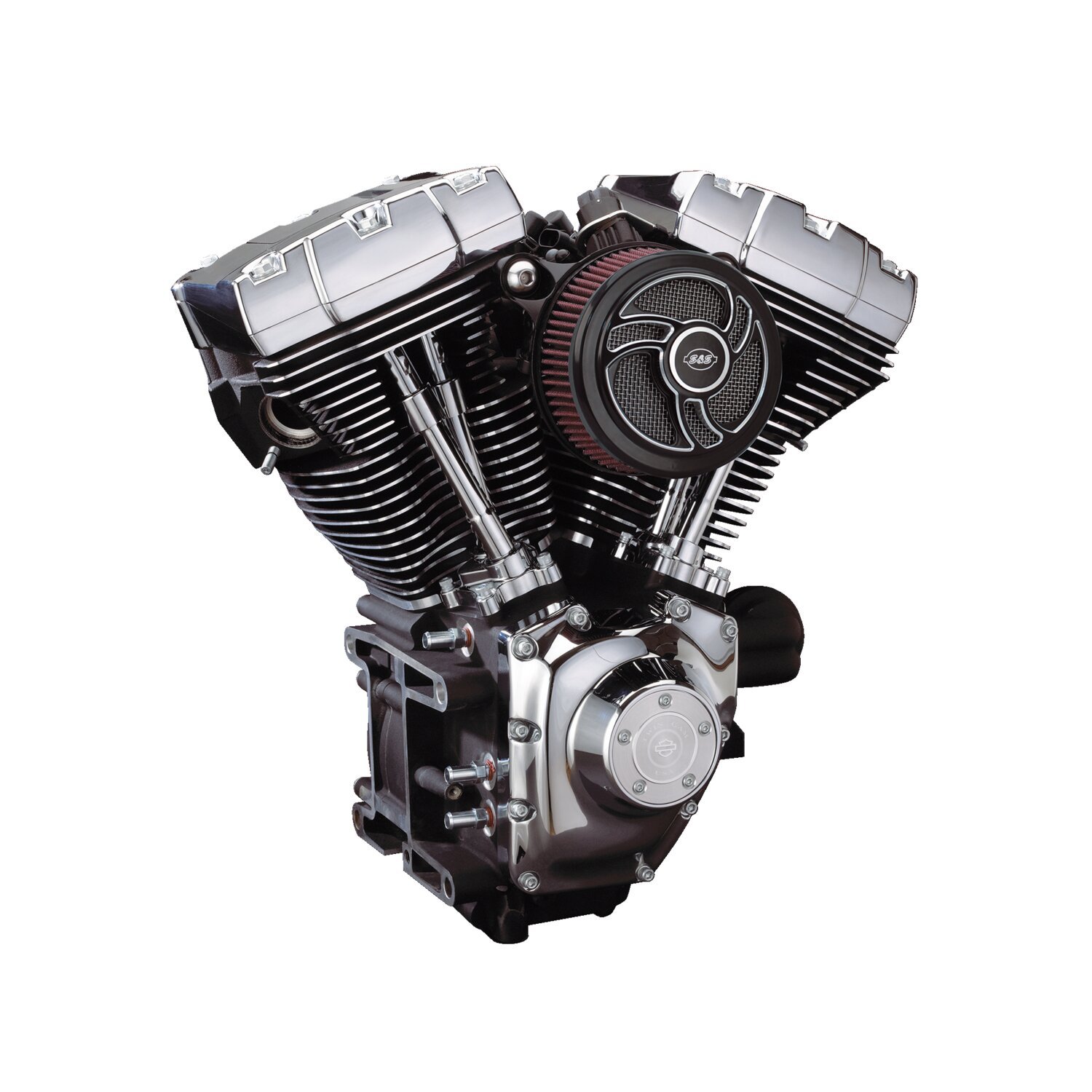 S&S, stealth aircleaner cover, torker, Black