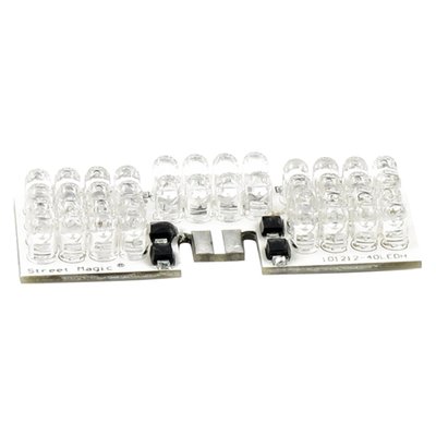 With 40 wide angle super bright Next Generation Genesis LEDs.
- Rear fender  
- 40 red LEDs.