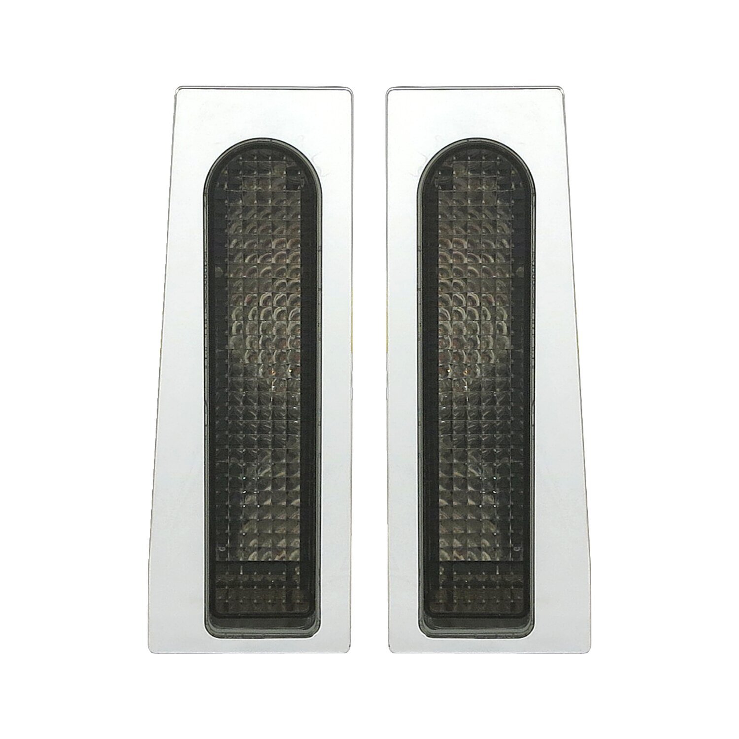 Custom Dynamics, saddlebag filler panel set. Smoke lenses