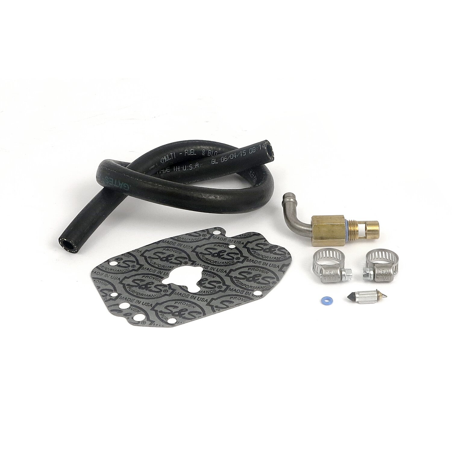 S&S, 90° fuel line bowl update kit. S&S Super E/G