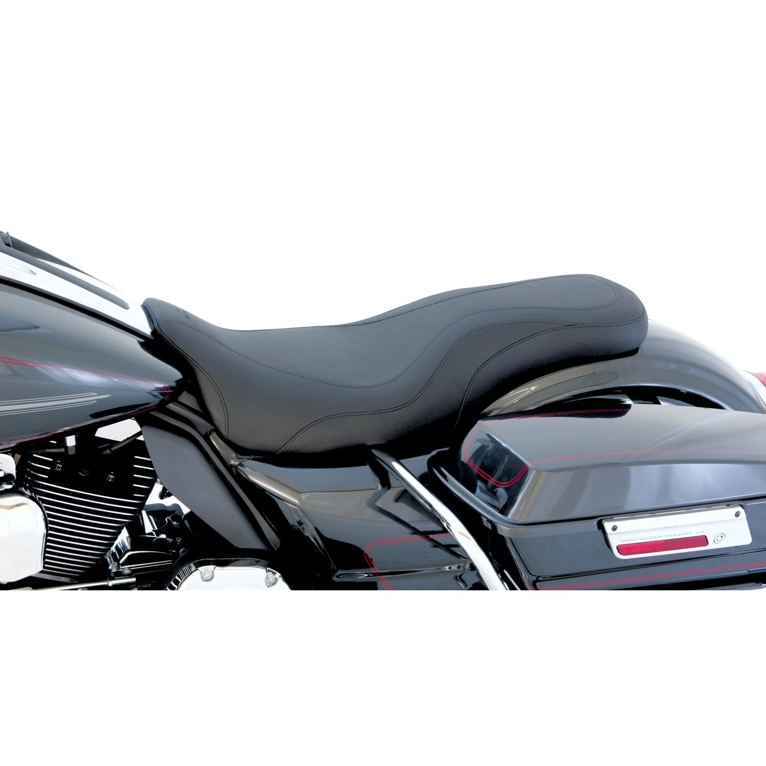 Mustang, DayTripper 2-up one-piece seat, Black, Plain