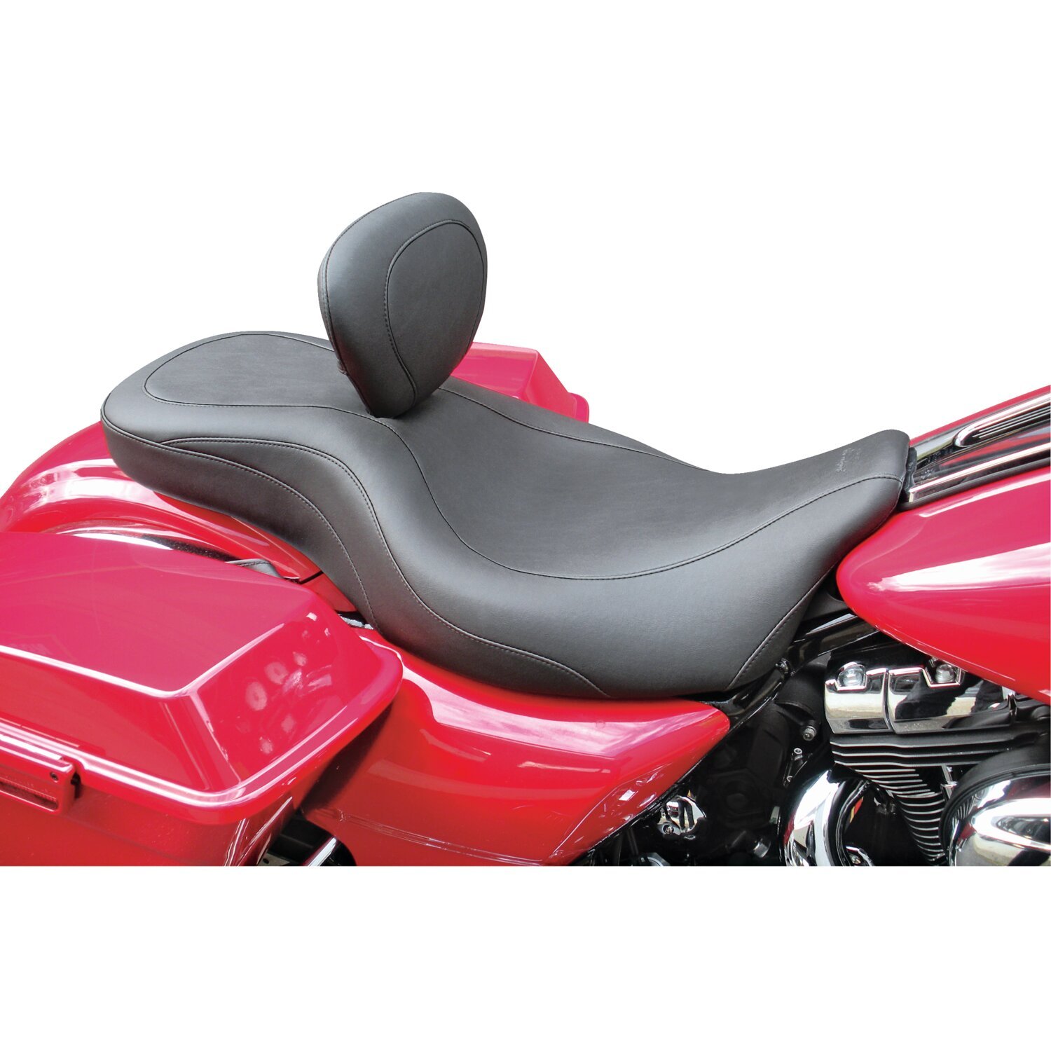 Mustang, Wide Tripper 2-up one-piece seat, with backrest