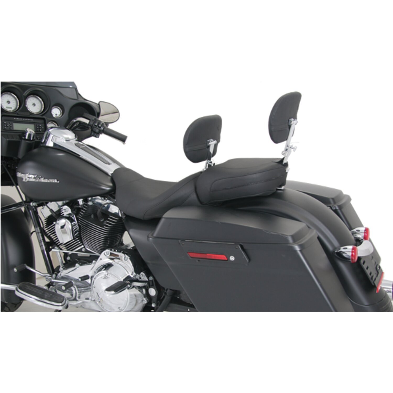 Mustang, passenger seat. Recessed with backrest, Black