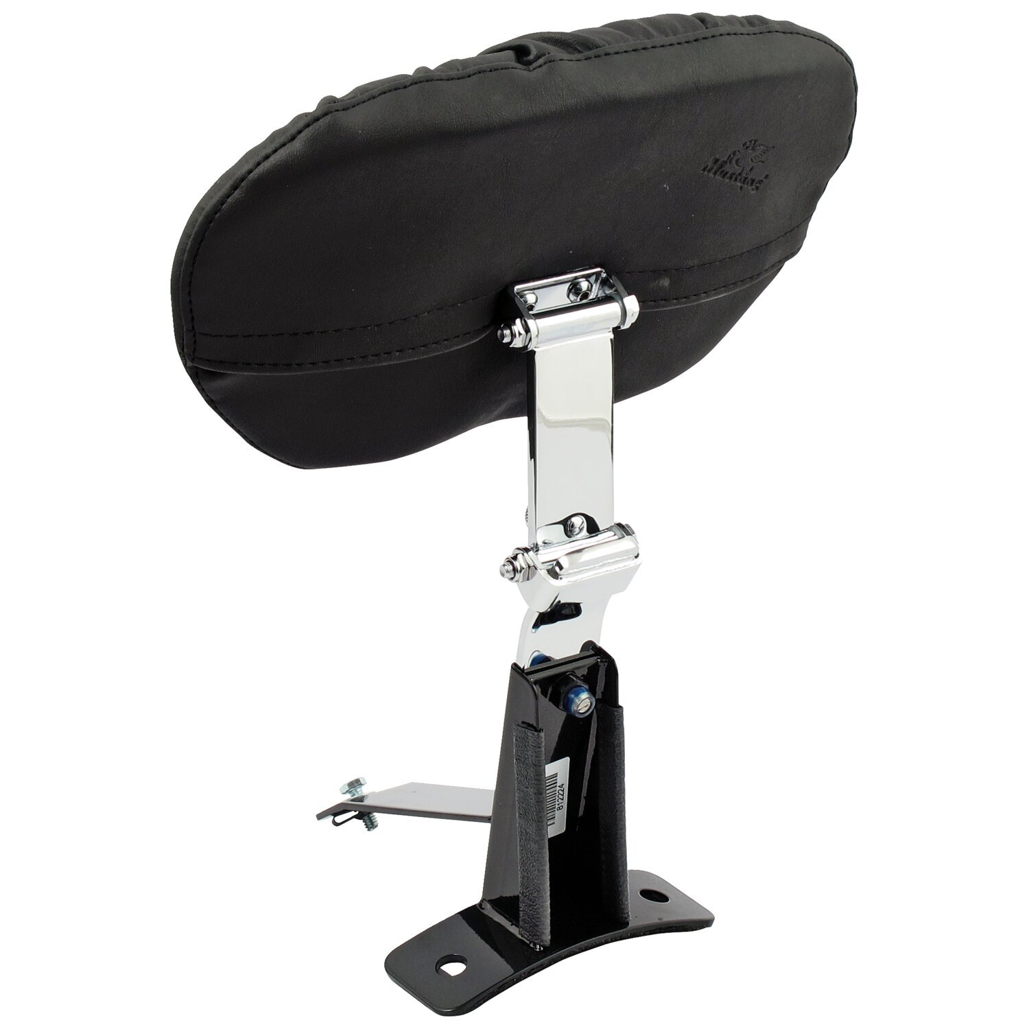 Mustang, rider backrest kit. Regal, Black, Plain