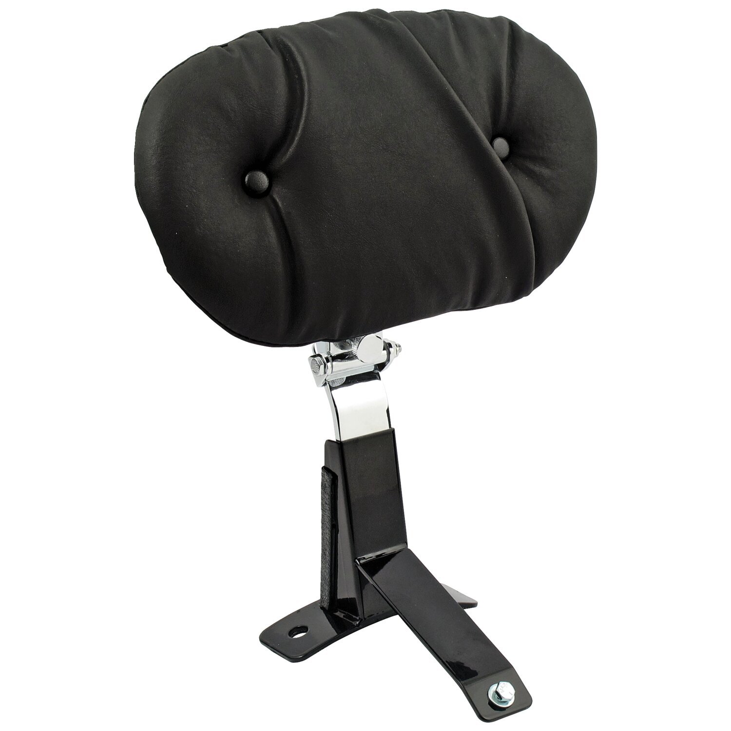 Mustang, rider backrest kit. Regal, Black, Plain
