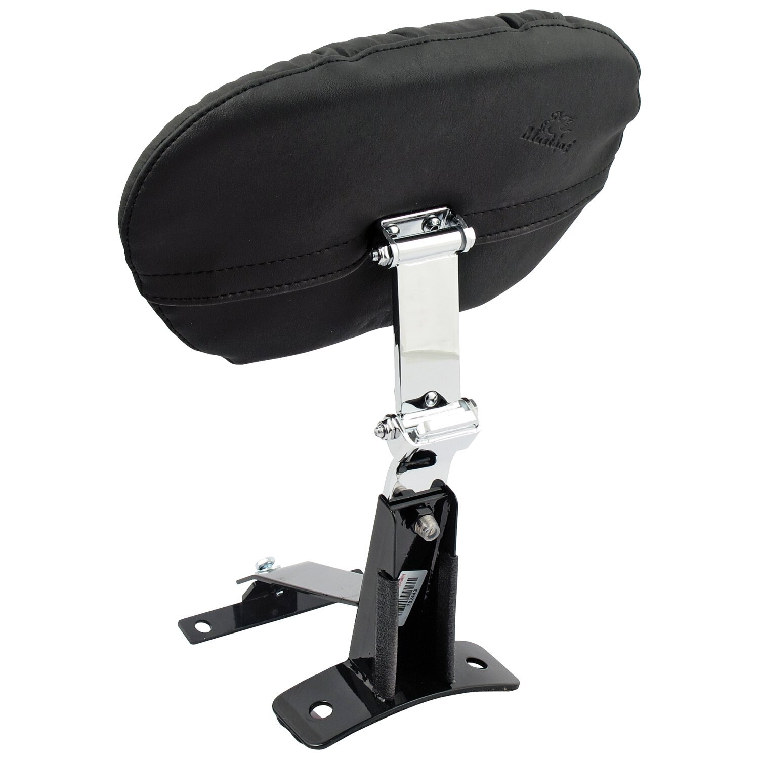 Mustang, rider backrest kit. Regal, Black, Plain