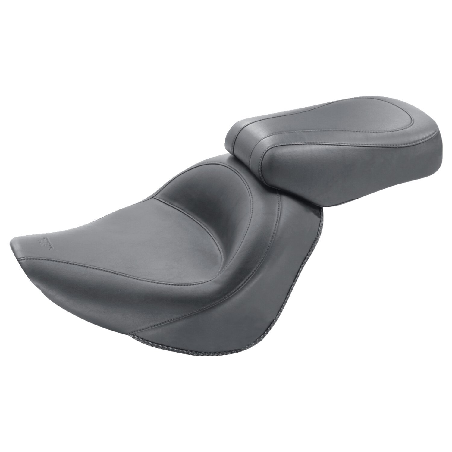 Mustang, Standard Touring passenger seat, Black, Plain