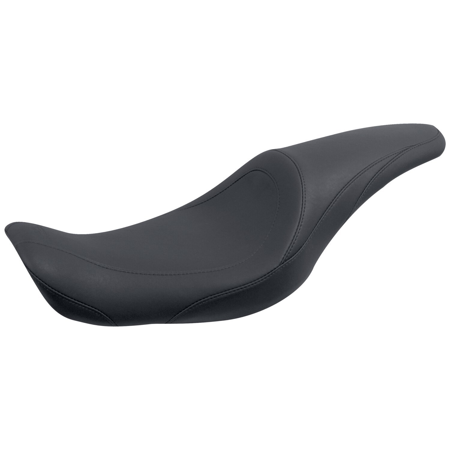 Mustang, Tripper Fastback 2-up one-piece seat, Black
