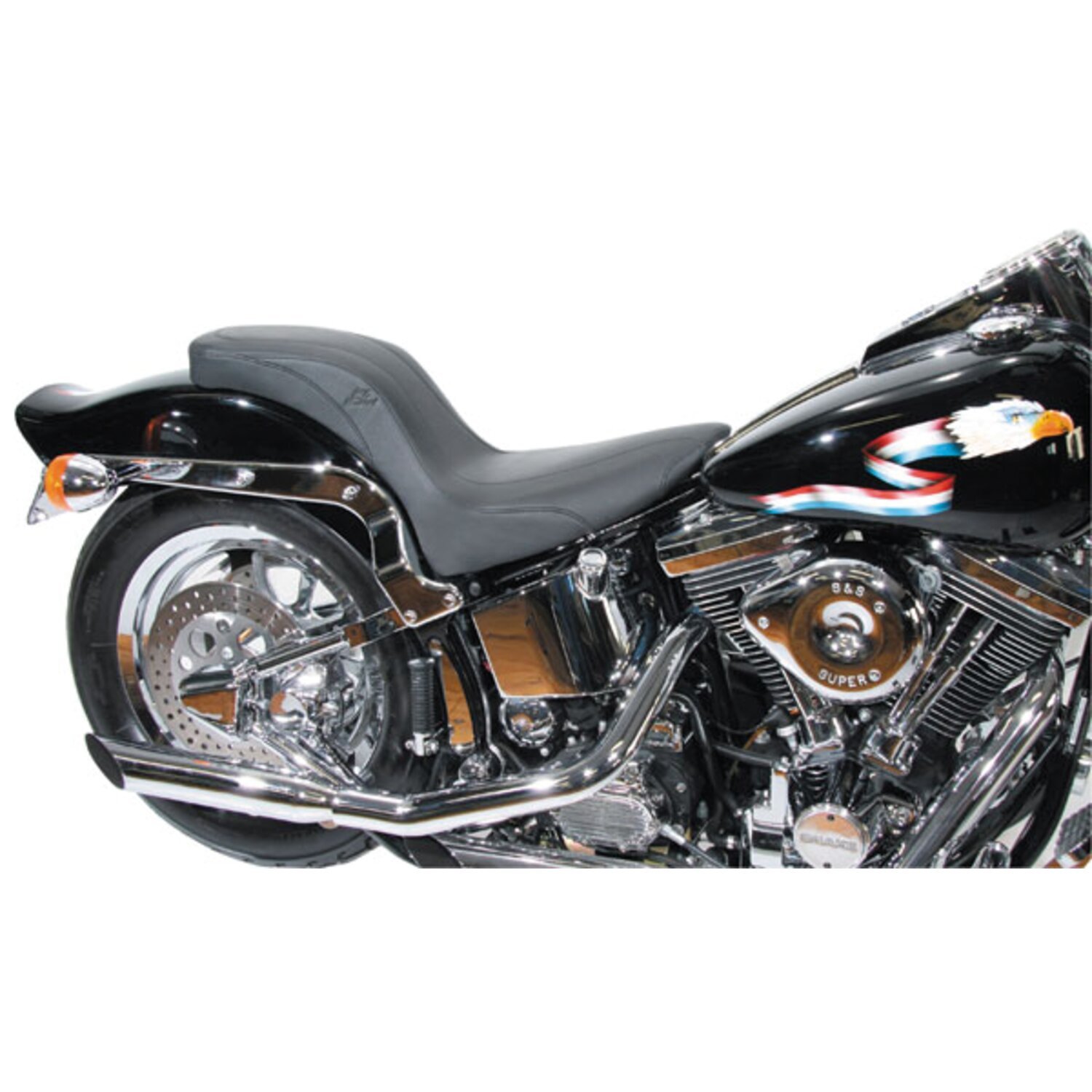 Mustang, DayTripper 2-up one-piece seat, Black