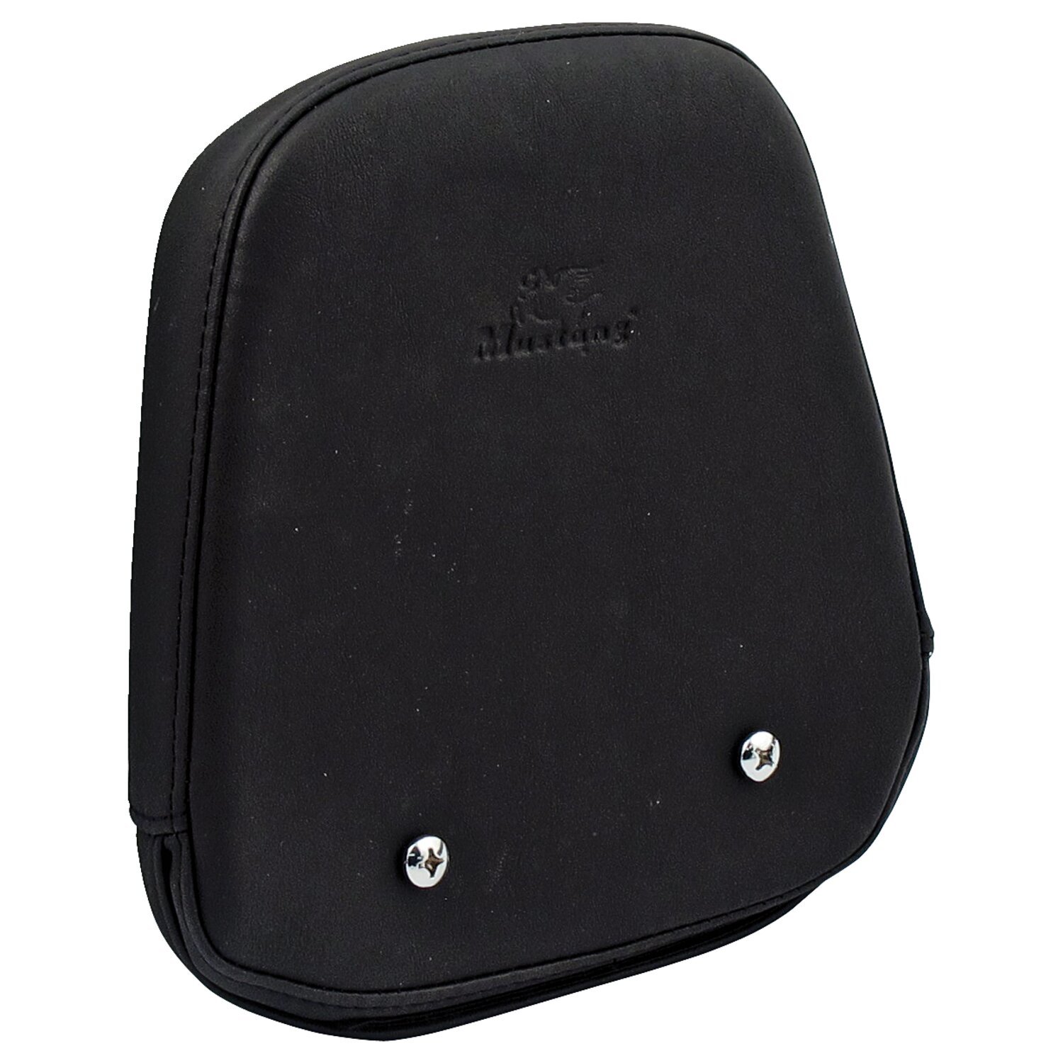 Mustang, Vintage sissy bar back pad, Black, Plain
