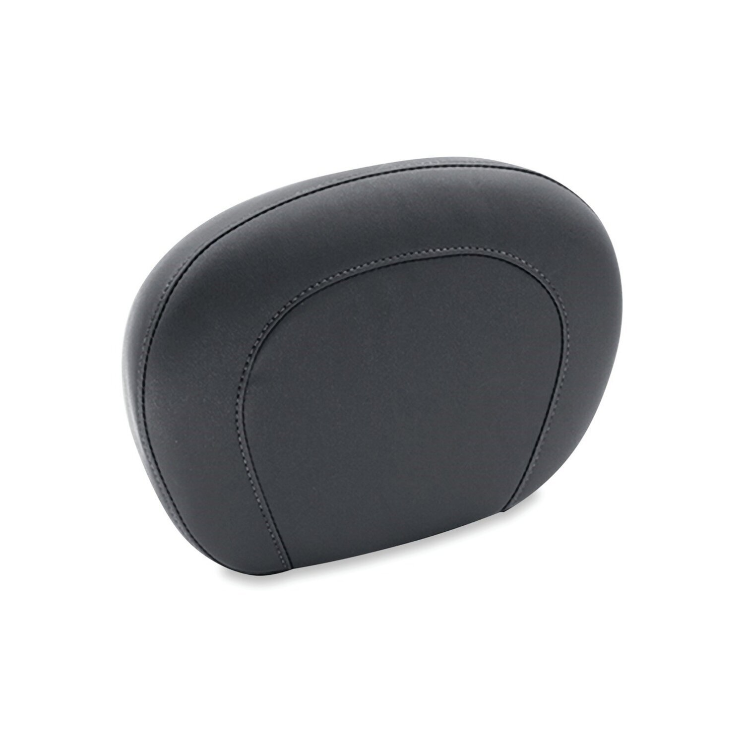 Mustang, Vintage sissy bar back pad, Black, Plain