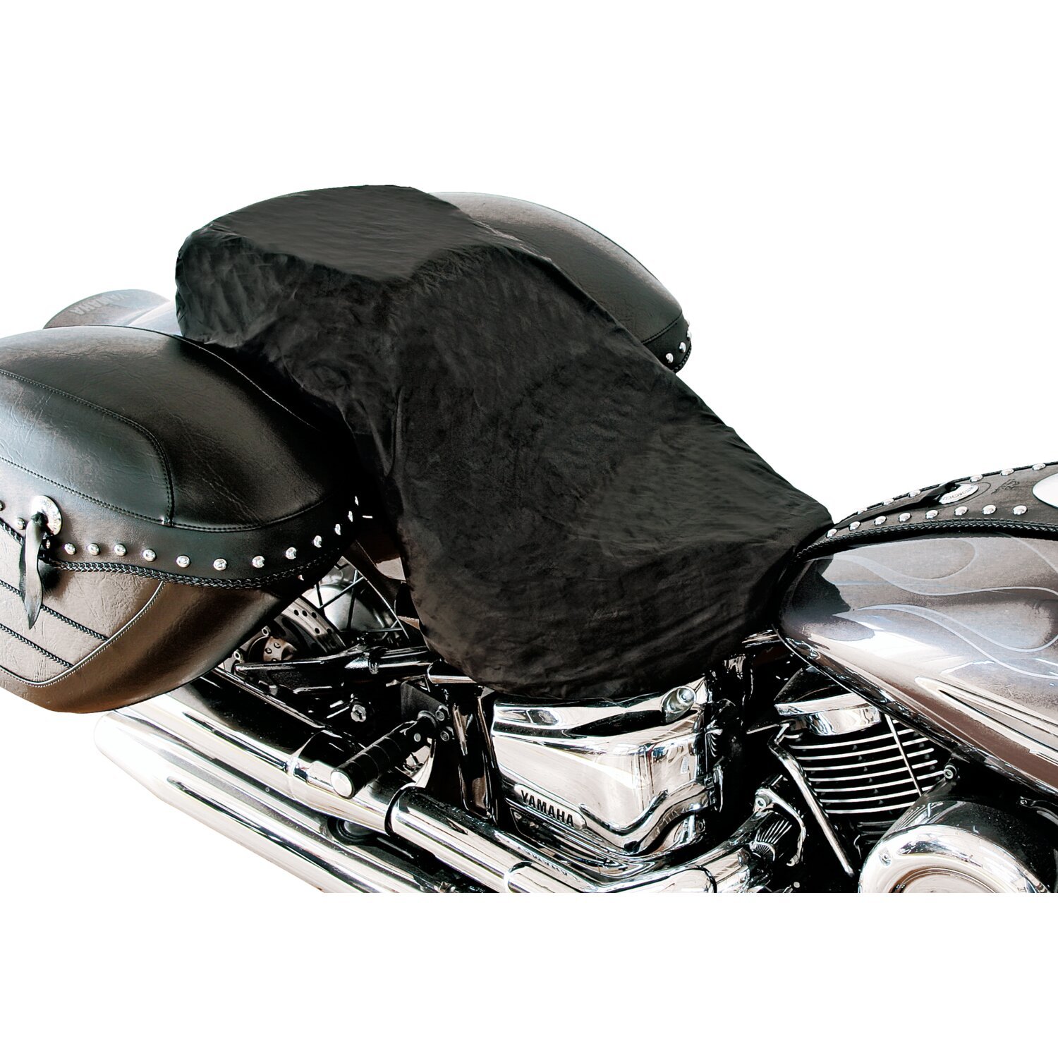 Mustang, rain cover. For 2-up seats, Black