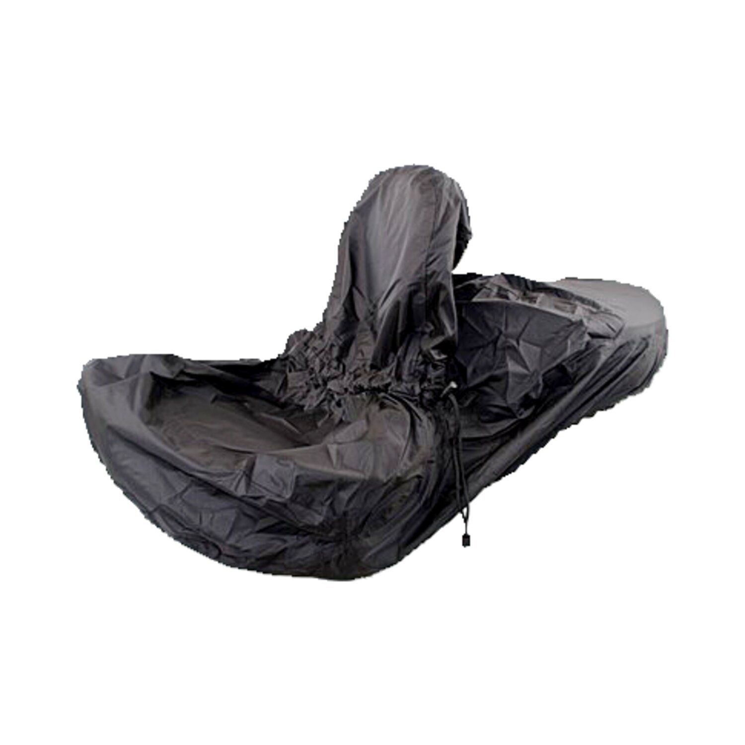 Mustang, rain cover. For 2-up seats with rider backrest, Black