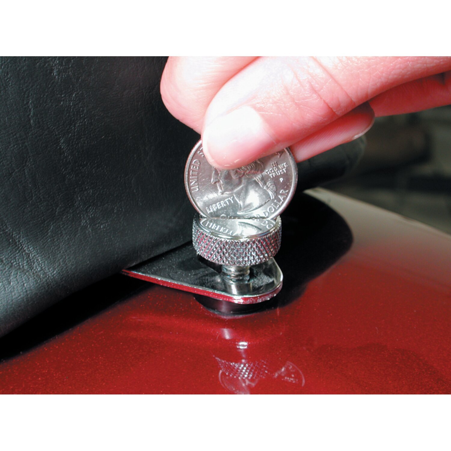 Mustang, 'Quarter Turn' thumb screw. 1/4-28, Plain