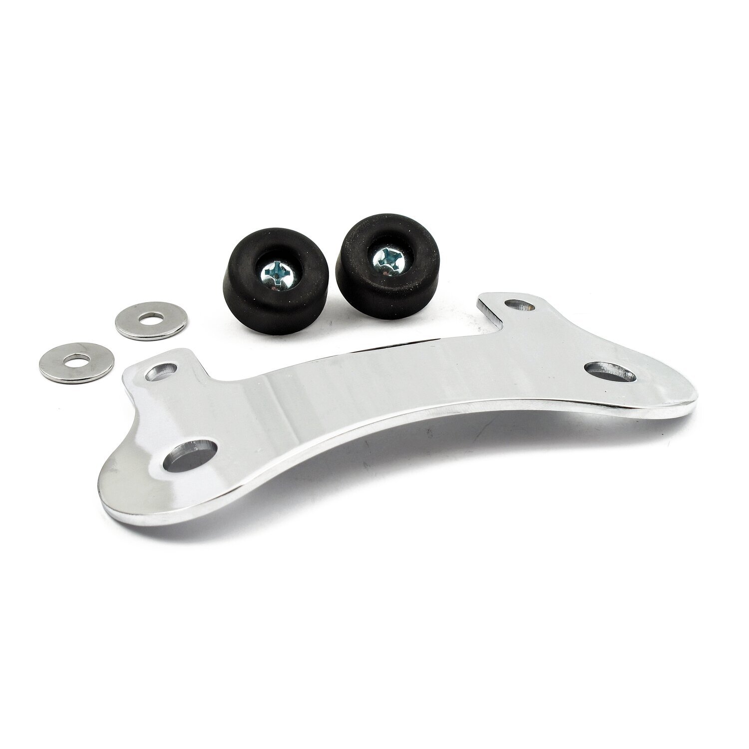 Mustang seat mount bracket kit, chrome