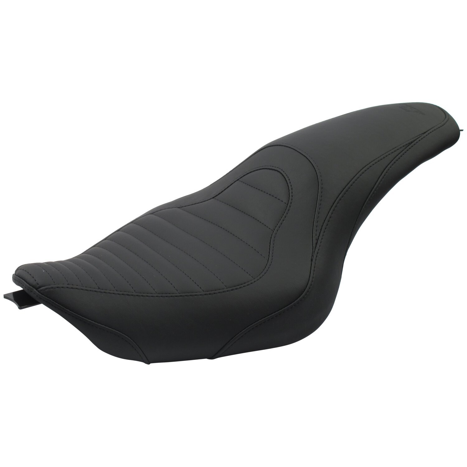 Mustang, Tripper Fastback 2-up one-piece seat, Black, Tuck 'n Roll