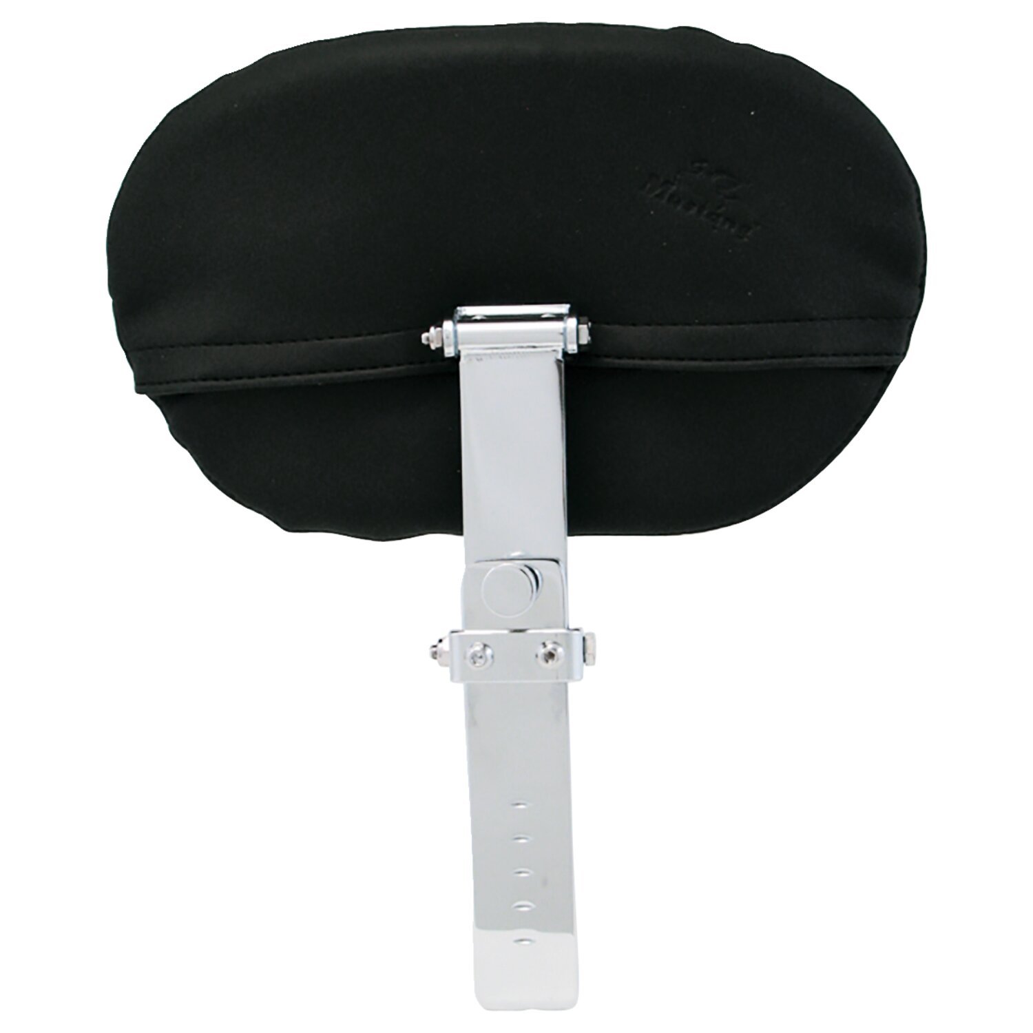 Mustang, rider backrest kit. Smooth, Black, Plain