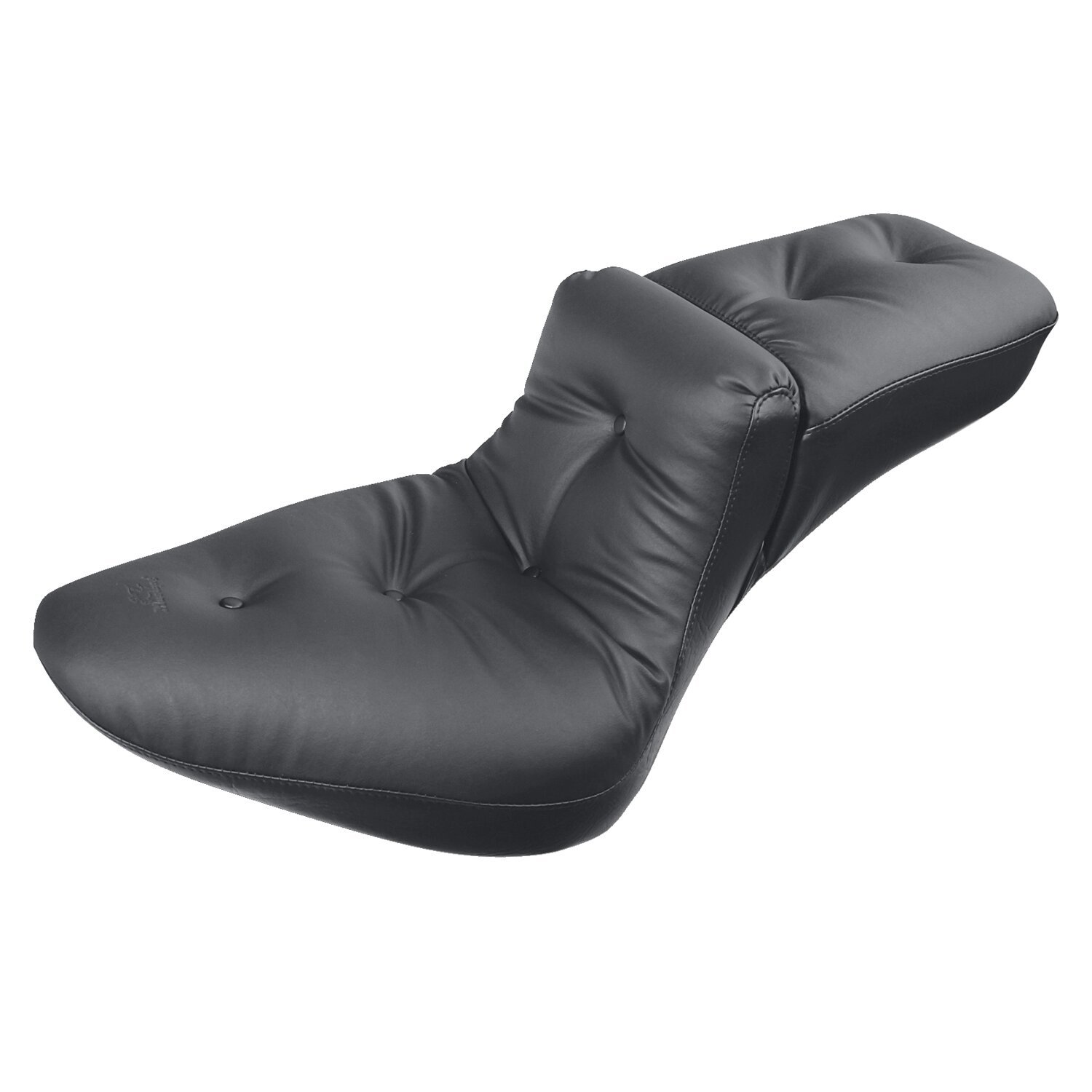 Mustang, Wide Regal Duke 2-up seat, Black, Plain