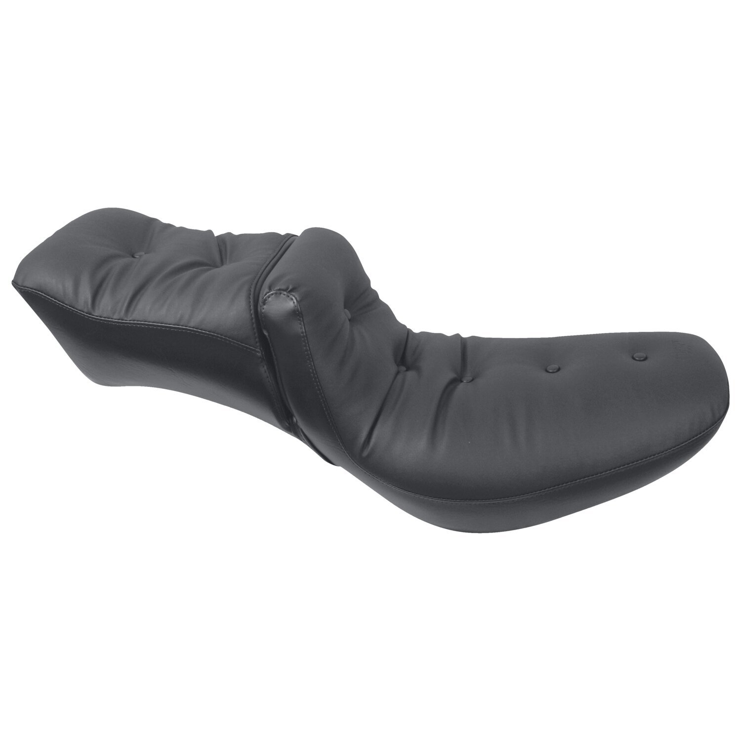 Mustang, Wide Regal Duke 2-up seat, Black, Plain