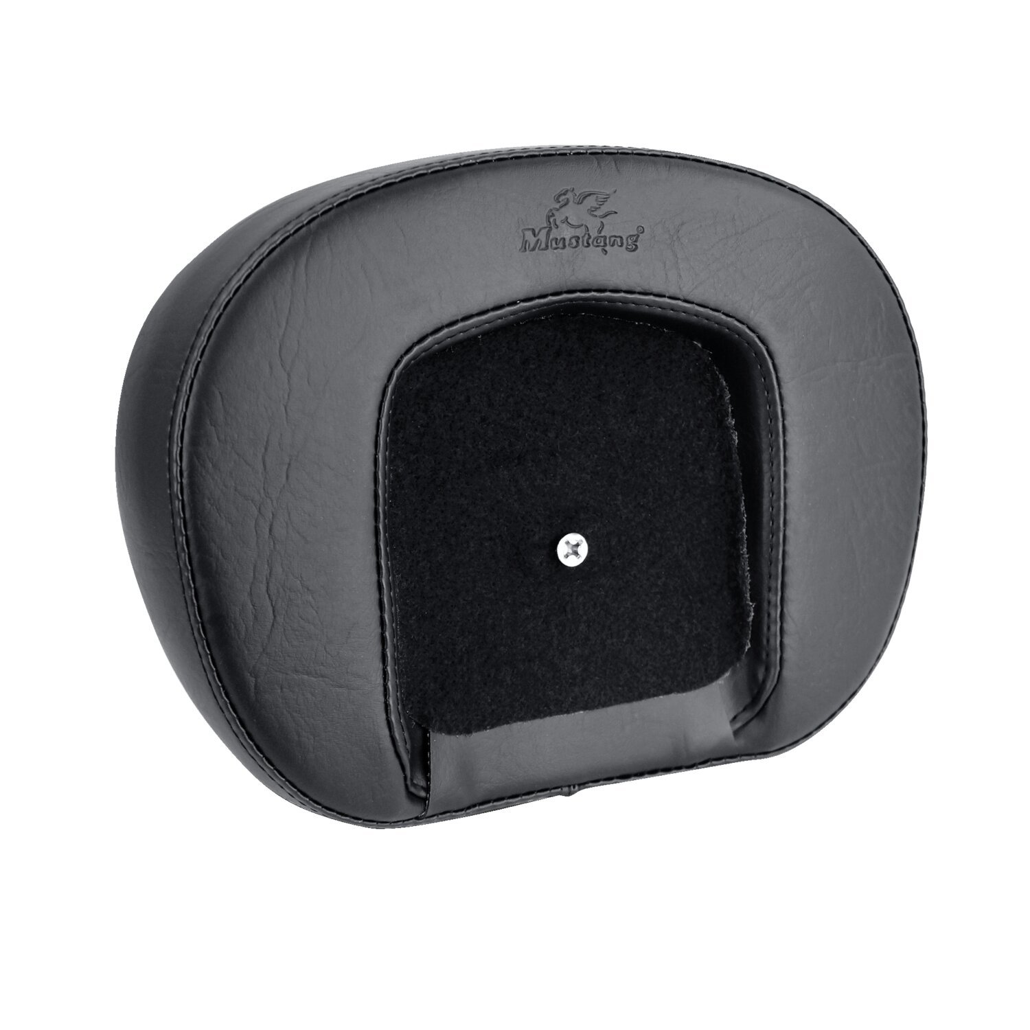 Mustang, setback sissy bar pad. Black. Diamond