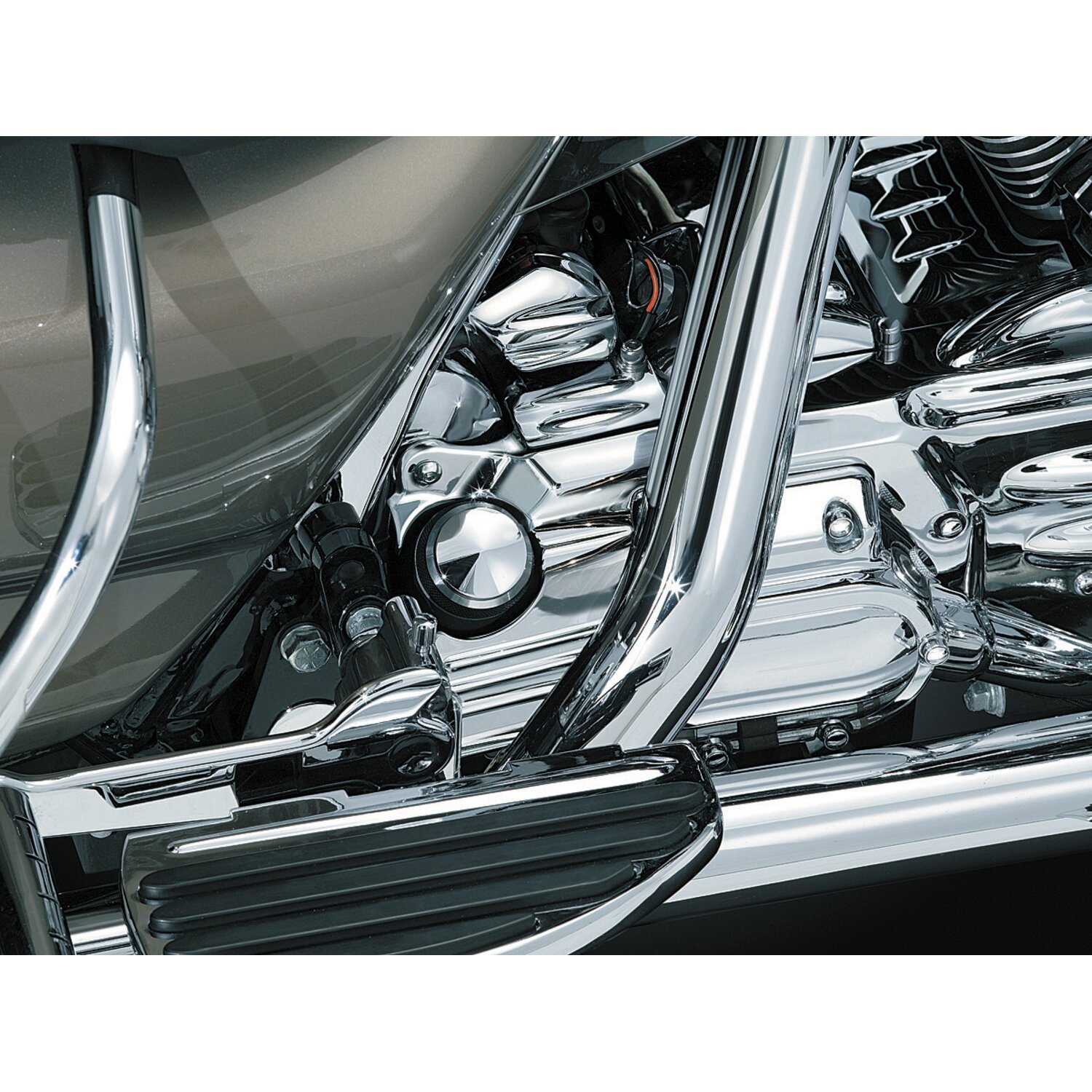 Kuryakyn, Oil filler spout cover, Chrome