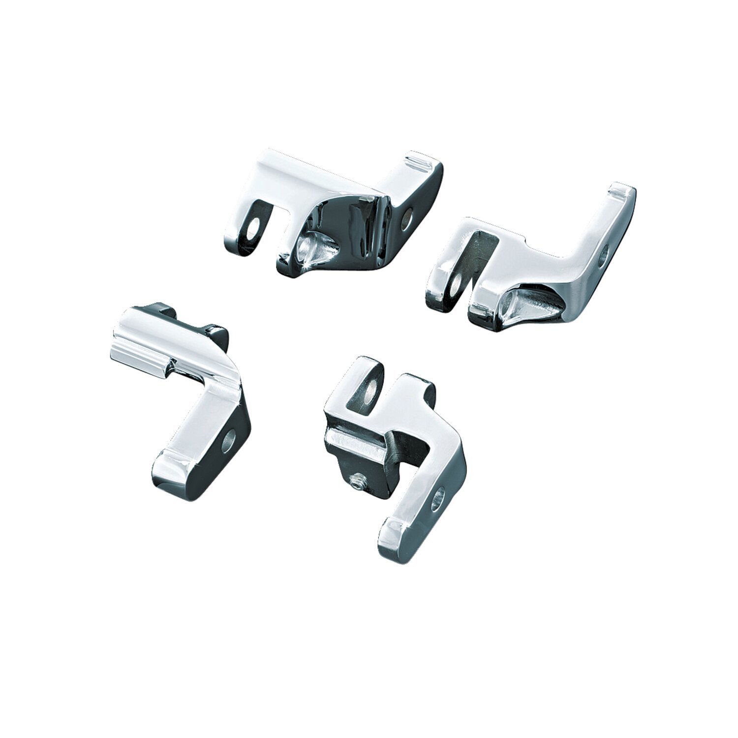 Kuryakyn, Rider floorboard relocator brackets, Chrome