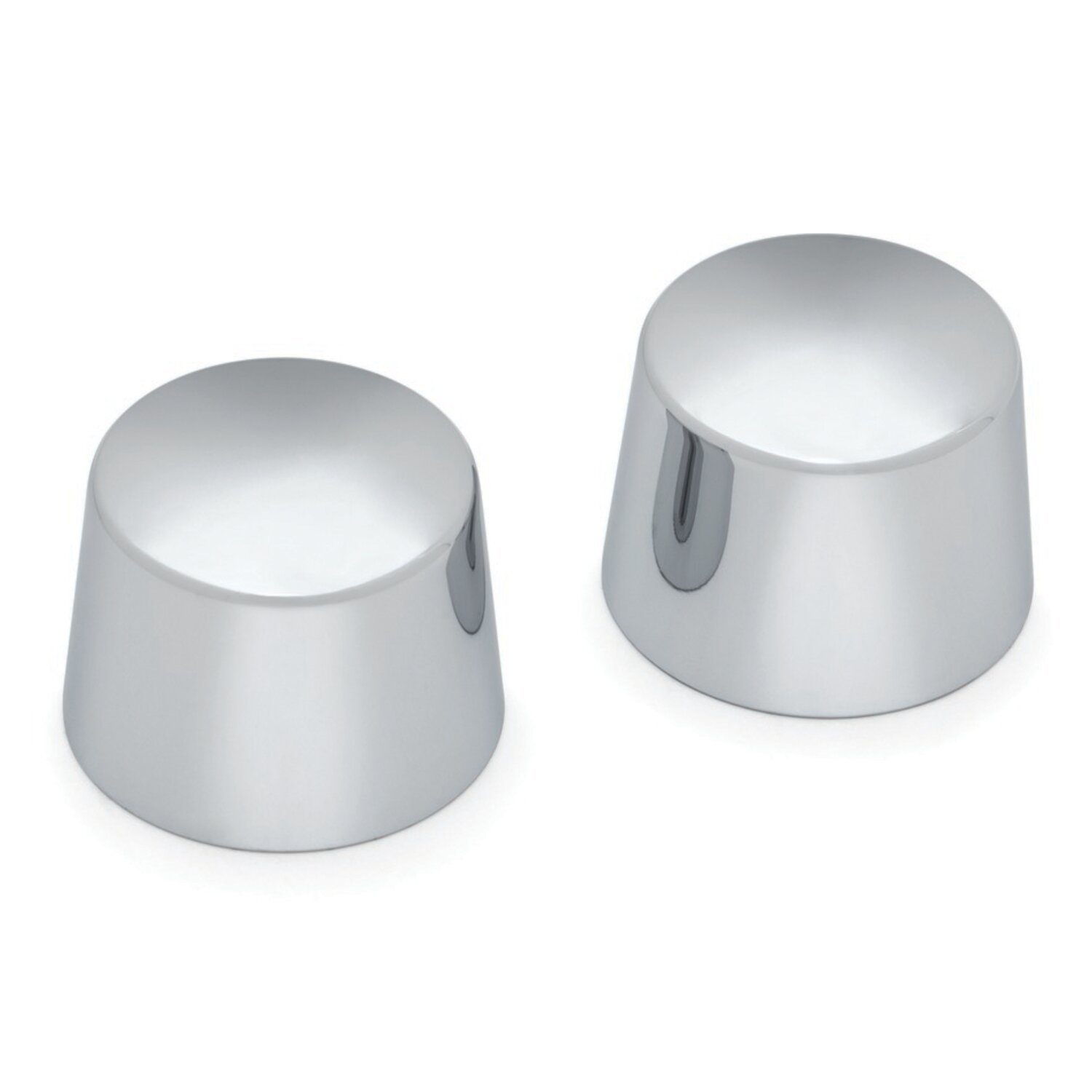 Kuryakyn, Front axle cover set. tapered, Chrome