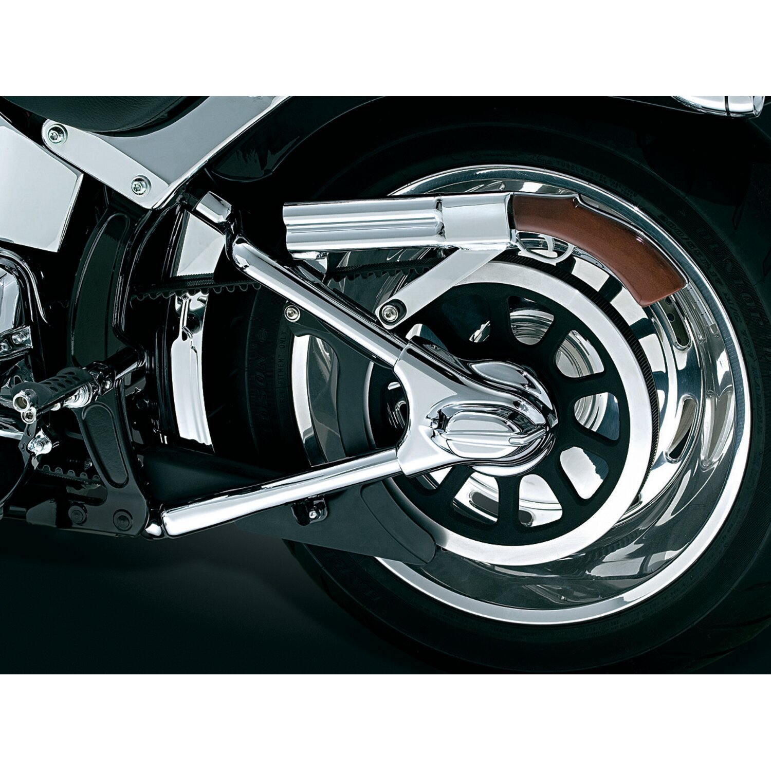 Kuryakyn, Phantom & swingarm cover kit, Chrome