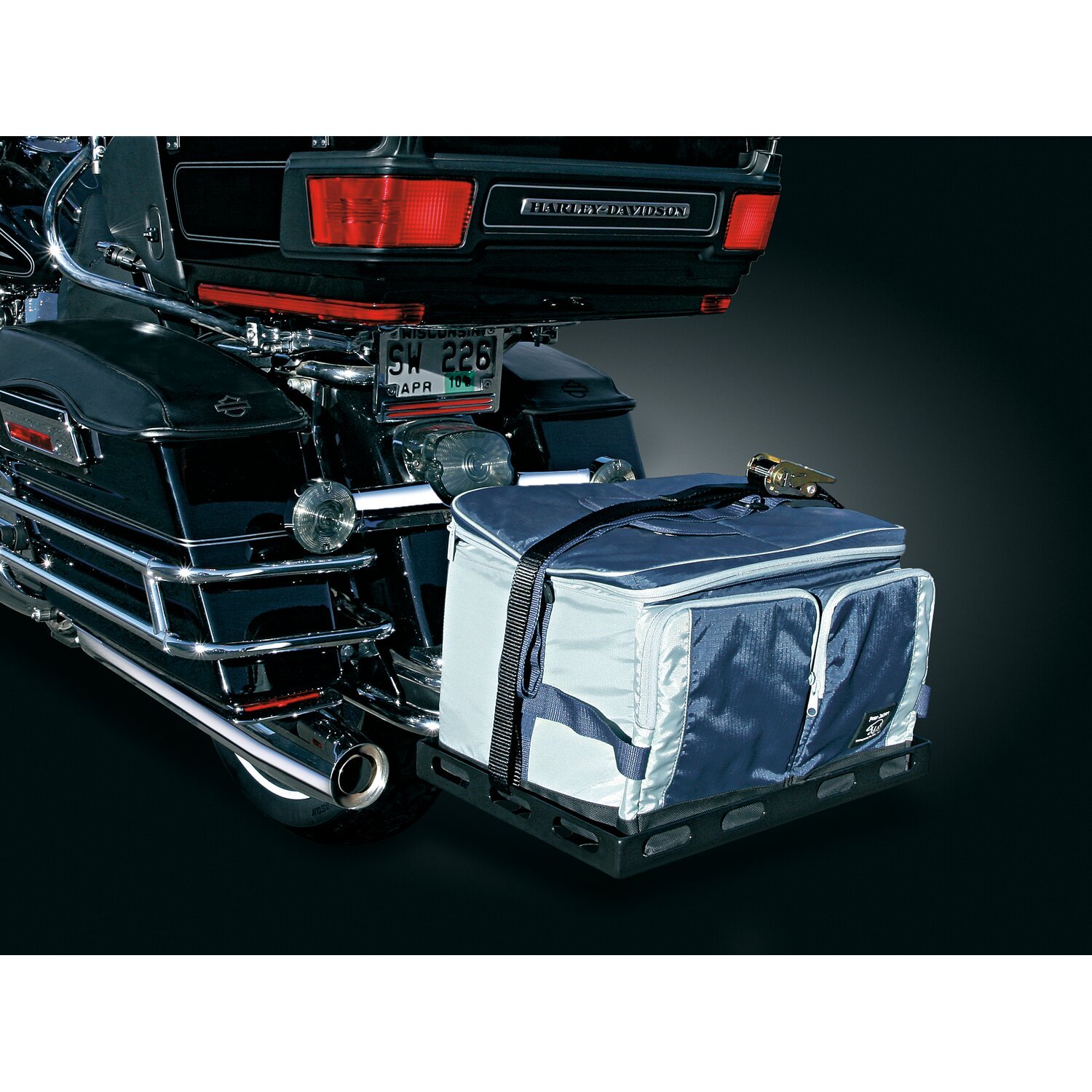 Kuryakyn, Trailer hitch rack, Black