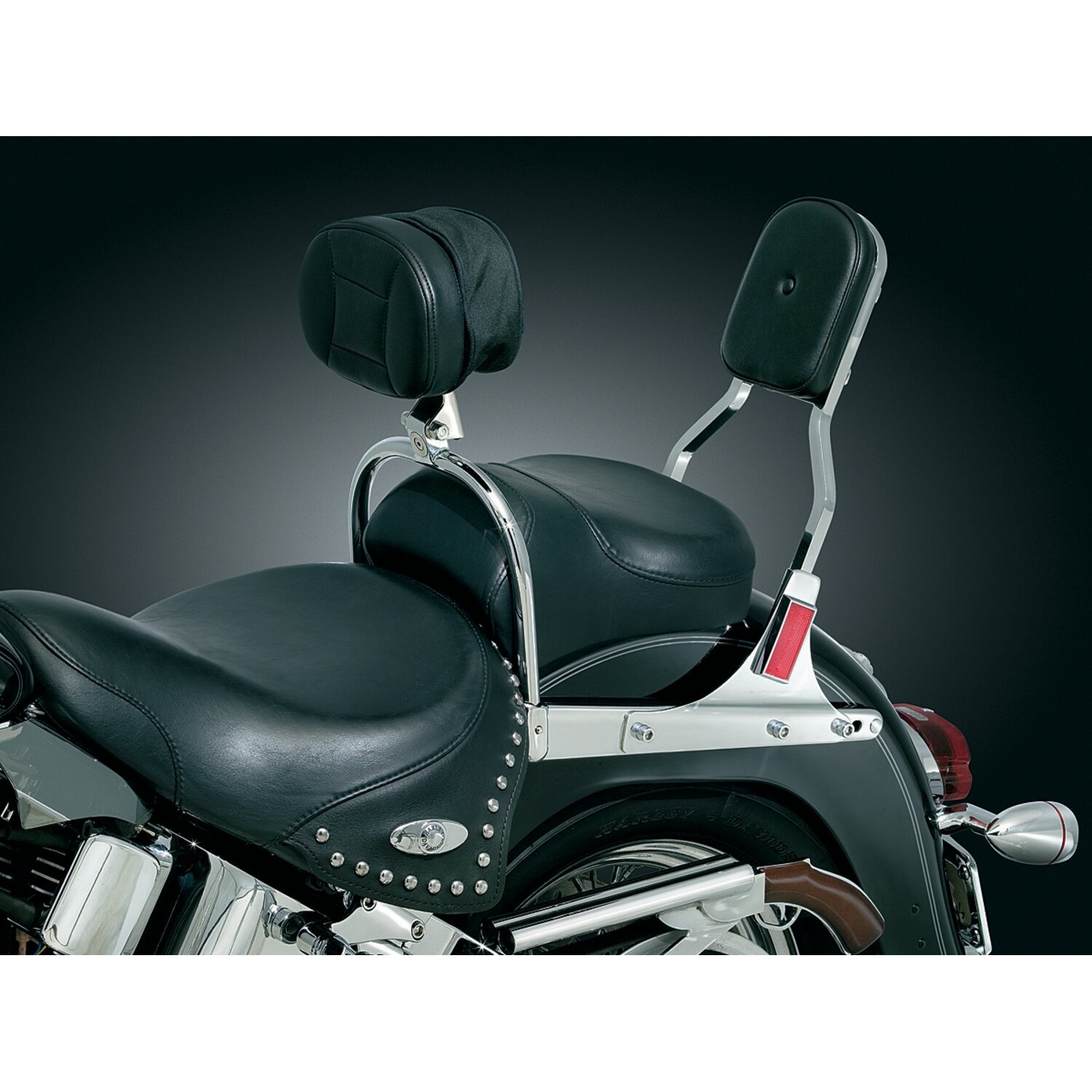 Kuryakyn, Softail rider backrest, Black