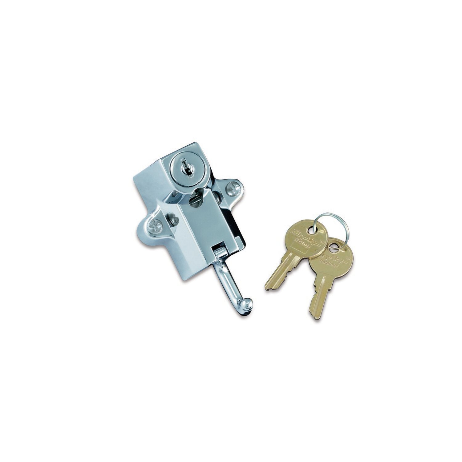 Kuryakyn, Helmet lock, Silver, Chrome