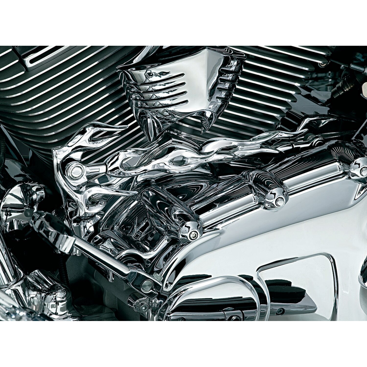 Kuryakyn, Flame shifter rod, Chrome