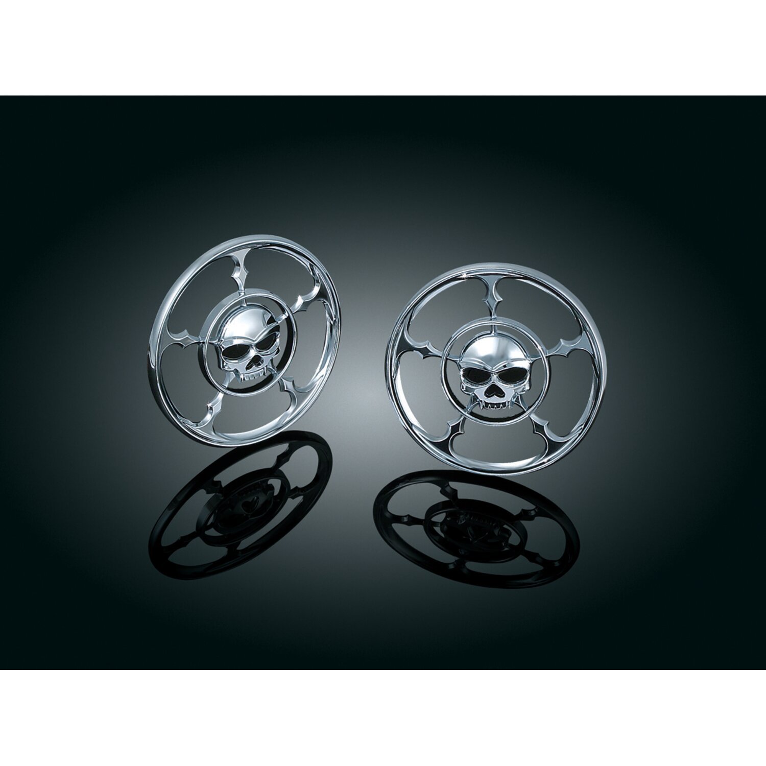 Kuryakyn, Speaker grill accents. Zombie, Chrome