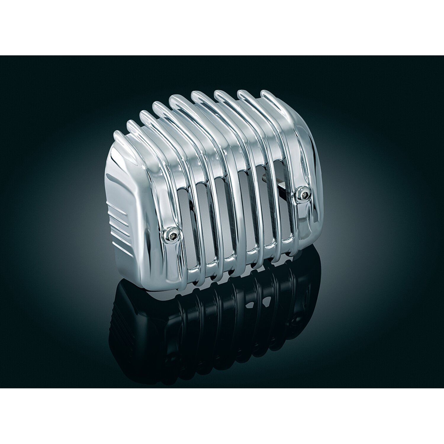 Kuryakyn, Voltage regulator/recifier cover. Chrome, Silver