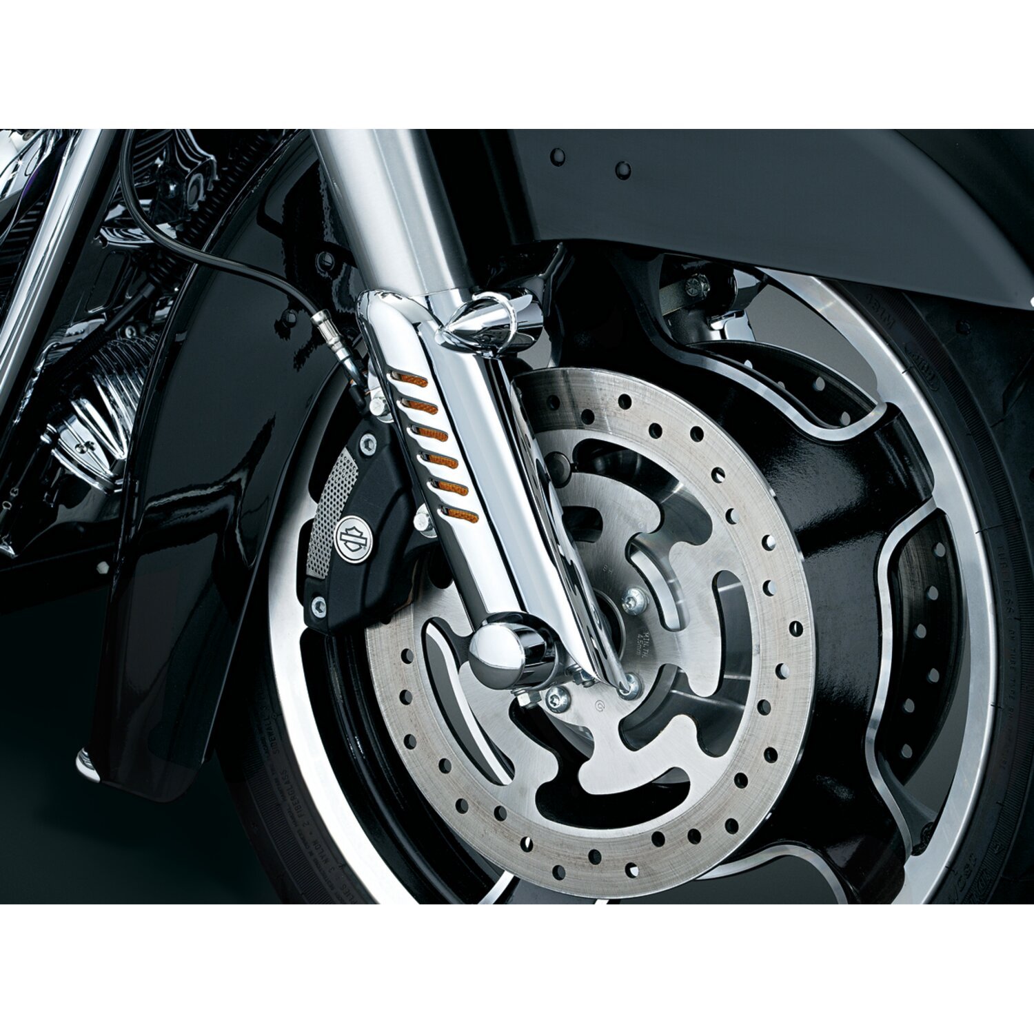 Kuryakyn, Lower leg deflector shields, Chrome