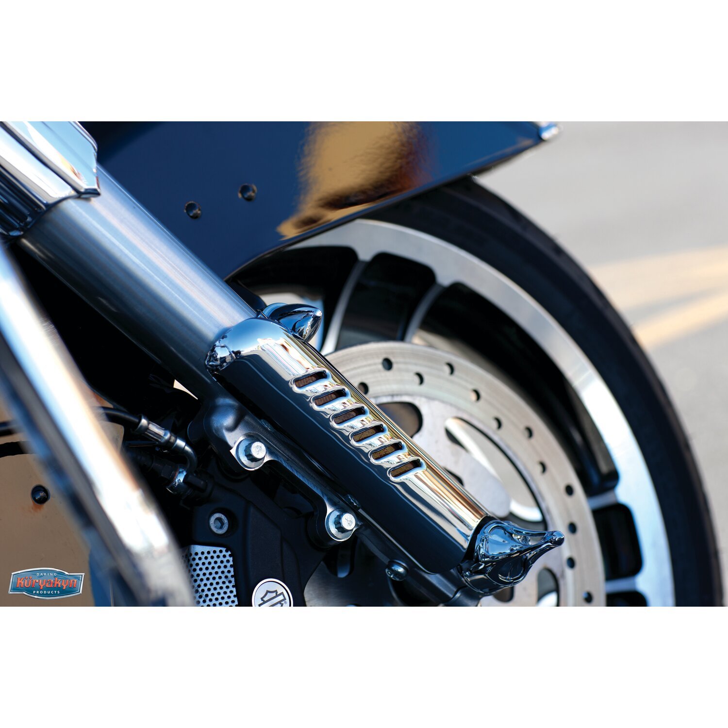 Kuryakyn, Lower leg deflector shields, Chrome