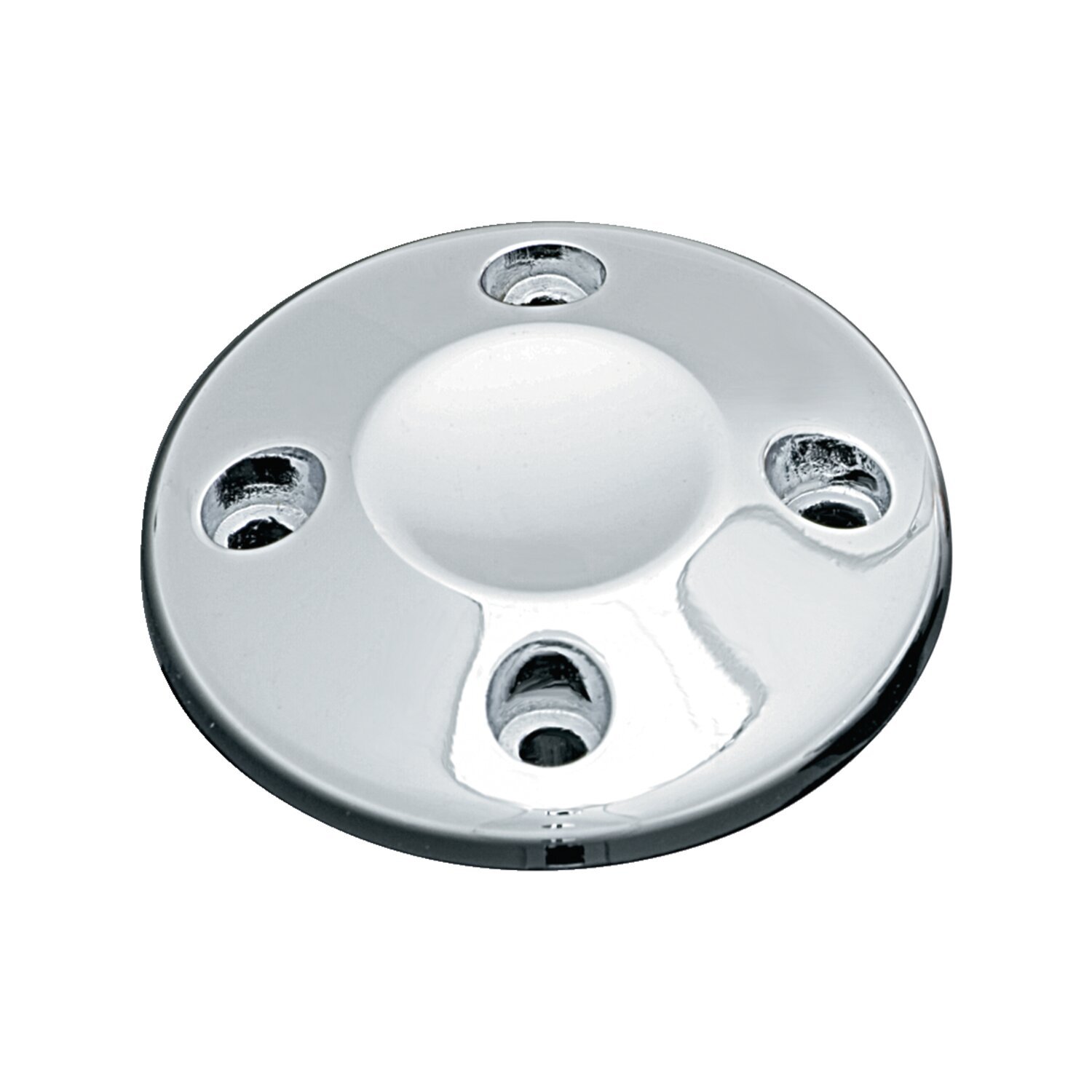 Kuryakyn, ISO-grip end cap. Smooth. Chrome (ea