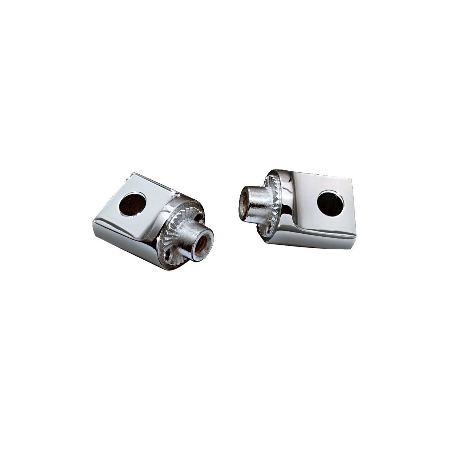 Kuryakyn, Non pivoting splined male mount adapters, Chrome
