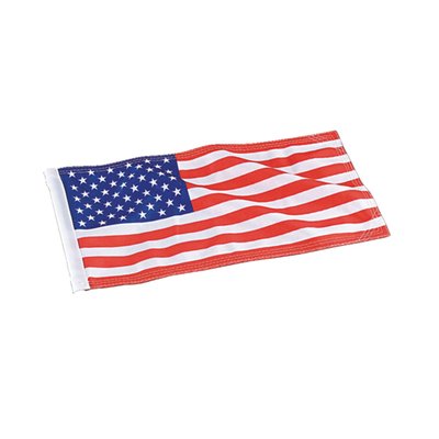 4" x 9" flag for custom applications; flag pole is not available