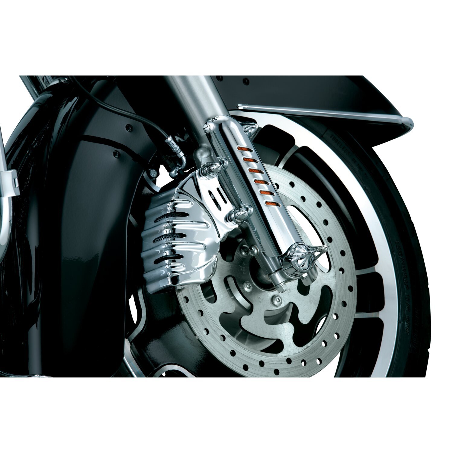 Kuryakyn, Front caliper covers for brembo, Chrome