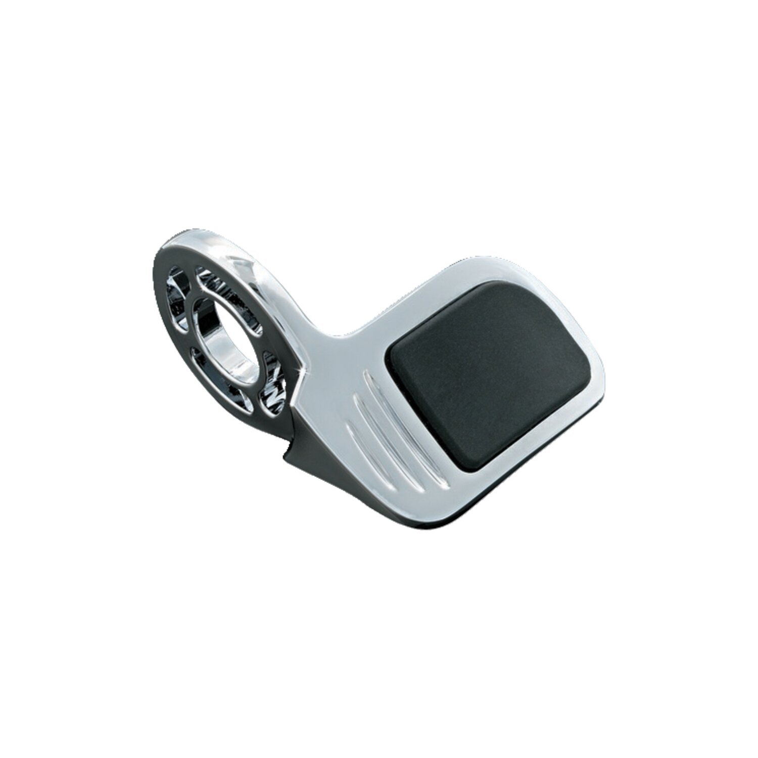 Kuryakyn, ISO contoured throttle boss. left, Chrome