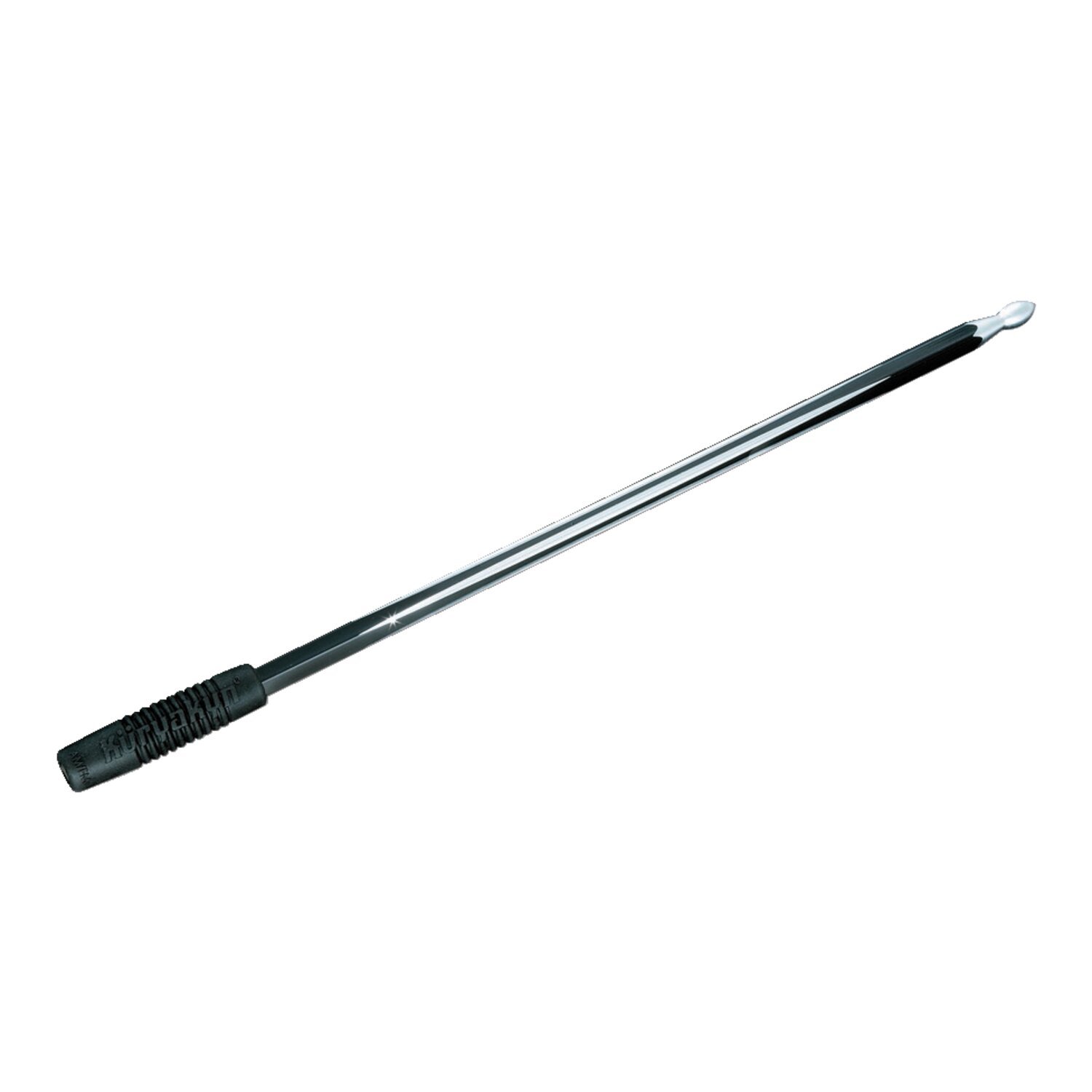 Kuryakyn, Billet antenna, hex/grooved contrast Machined blk, Black, Contrast Cut