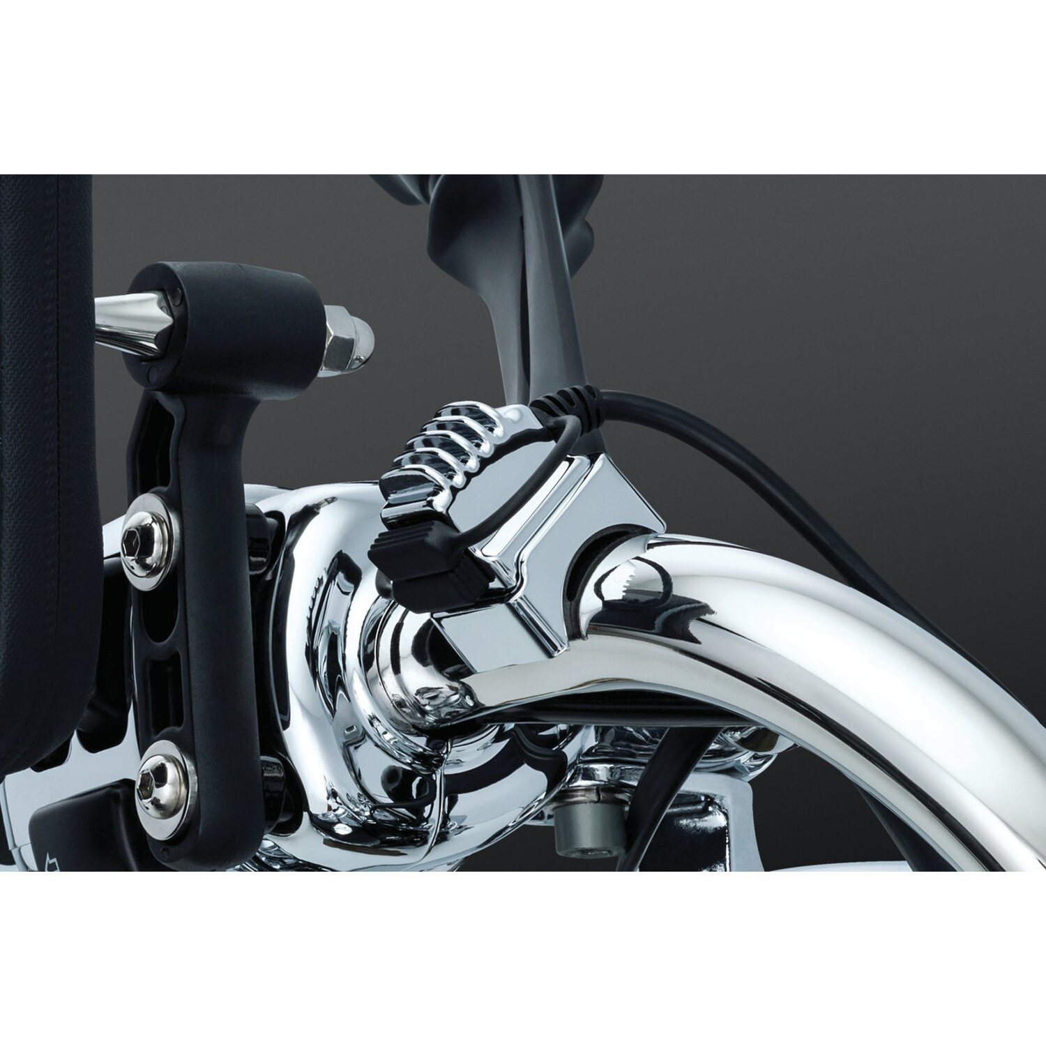 Kuryakyn, Handlebar USB charger / power, Chrome