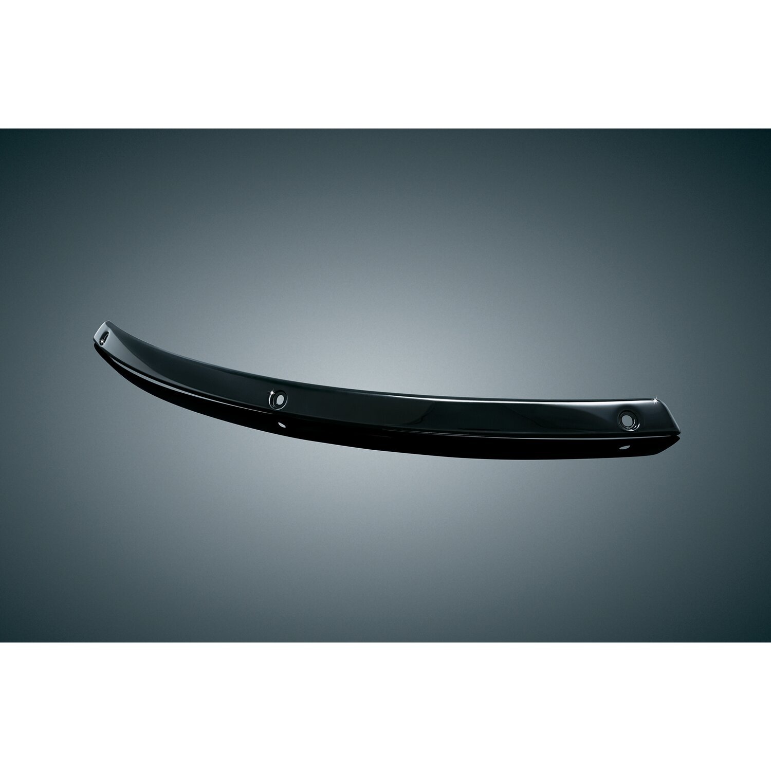Kuryakyn, Wind shield trim, Black, Gloss
