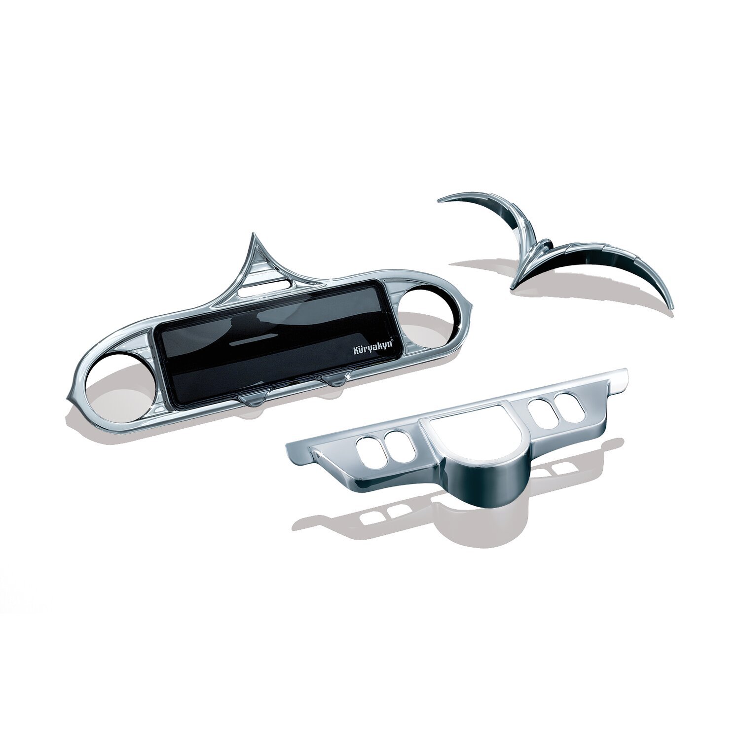 Kuryakyn, Inner fairing dress up package, Chrome