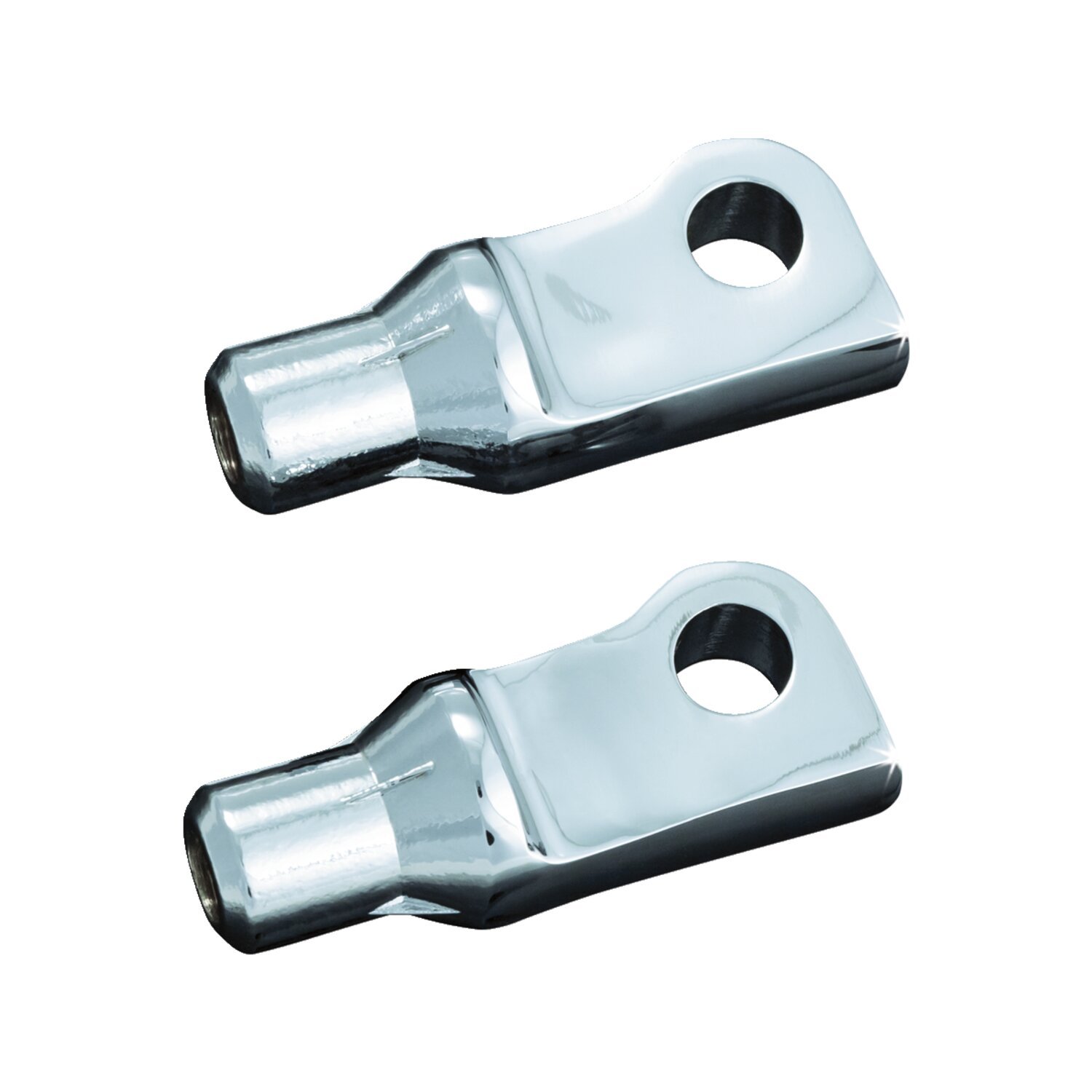 Kuryakyn, Footpeg adapters, tapered, Chrome